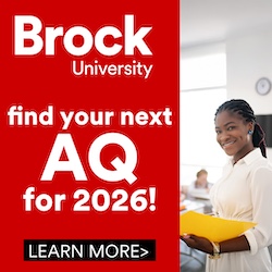 Advertisement for Brock University.